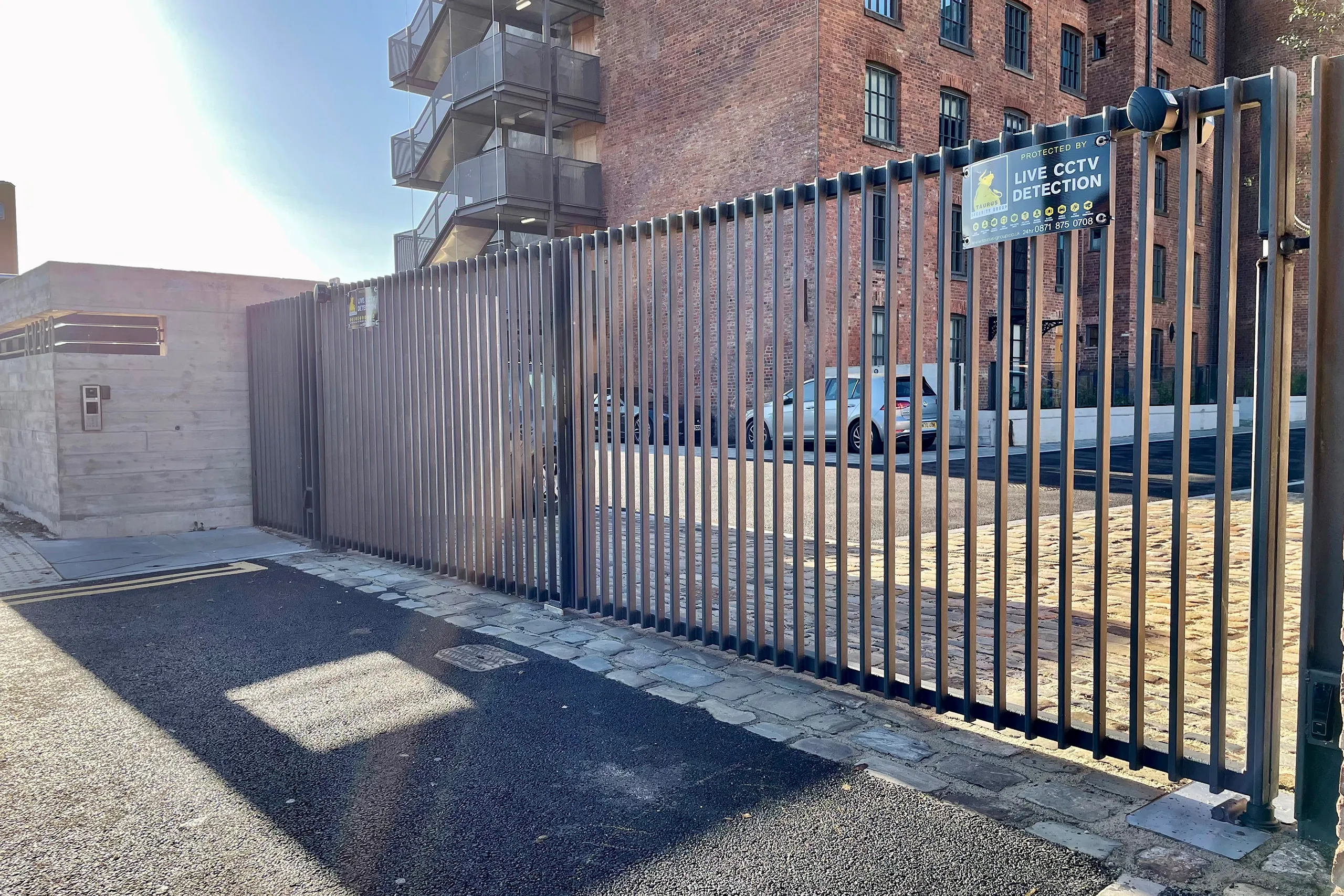 automated gate installation