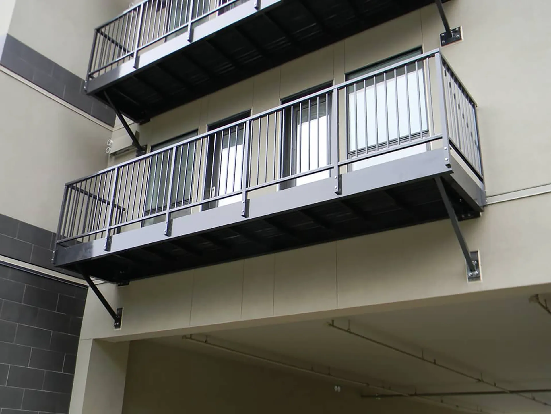 steel balconies - residential