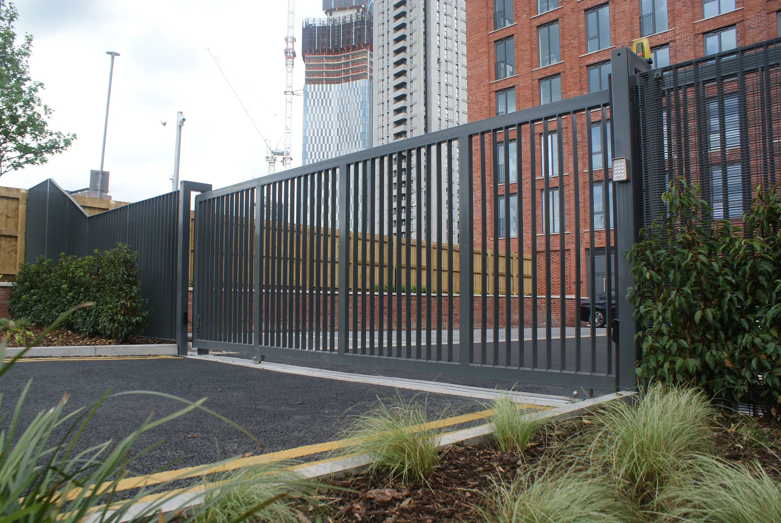 automated gate installation